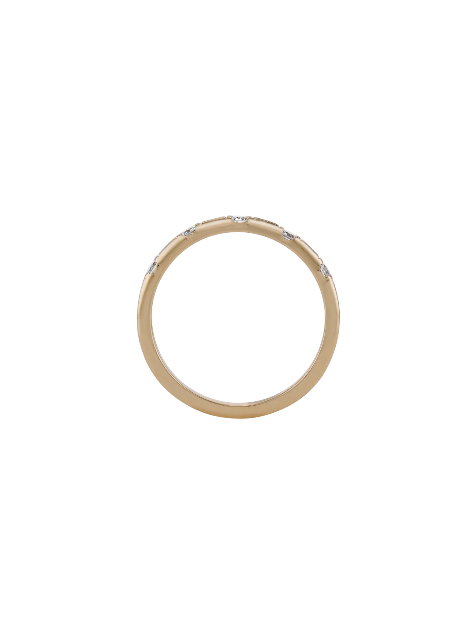 Space between band - 5 stones